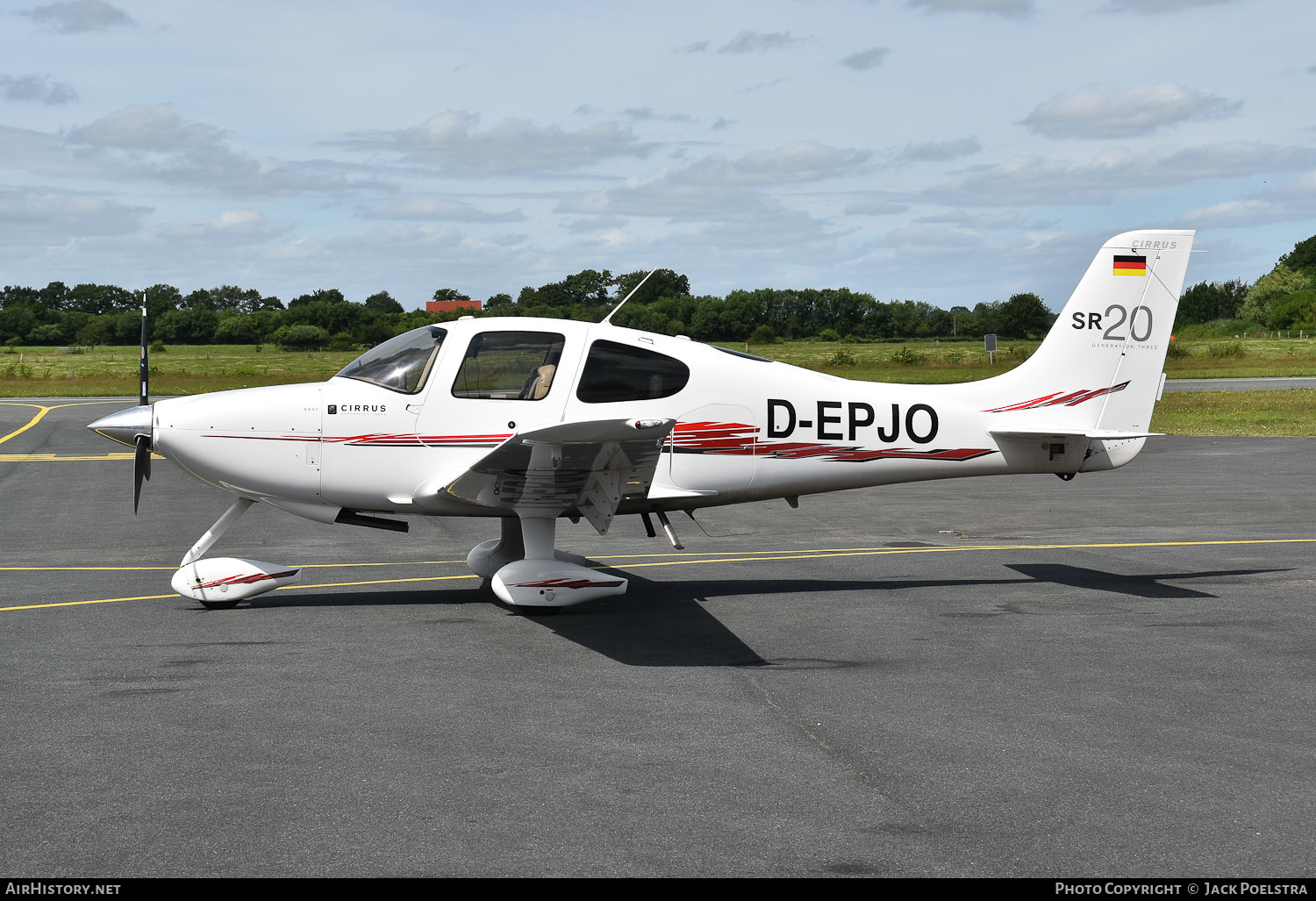 Aircraft Photo of D-EPJO | Cirrus SR-20 G3-GTS | AirHistory.net #475906