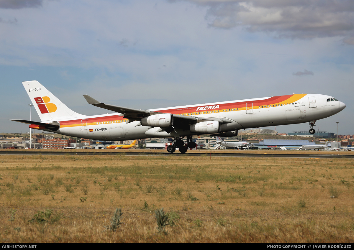 Aircraft Photo of EC-GUQ | Airbus A340-313 | Iberia | AirHistory.net #475915