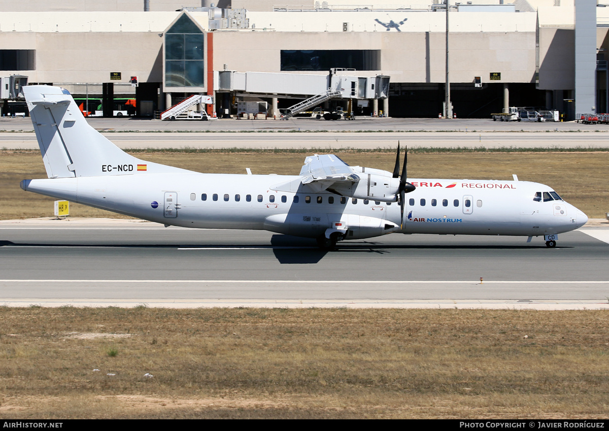 Aircraft Photo of EC-NCD | ATR ATR-72-600 (ATR-72-212A) | Air Nostrum | AirHistory.net #475927