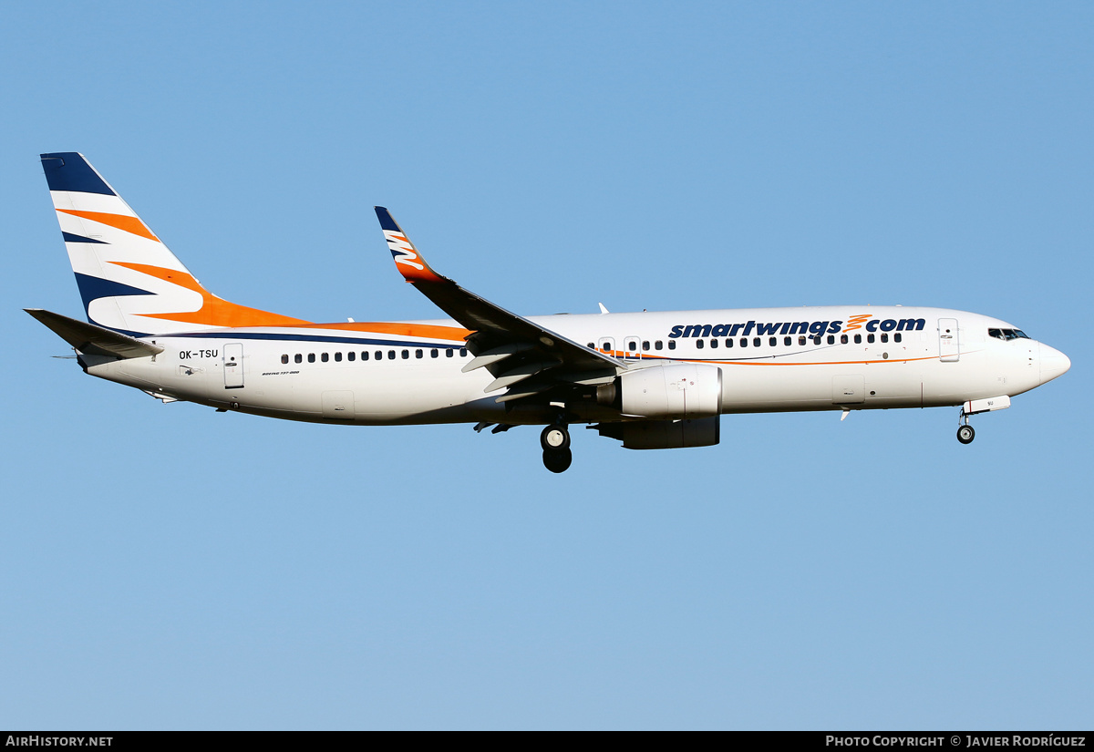 Aircraft Photo of OK-TSU | Boeing 737-8FZ | Smartwings | AirHistory.net #475934