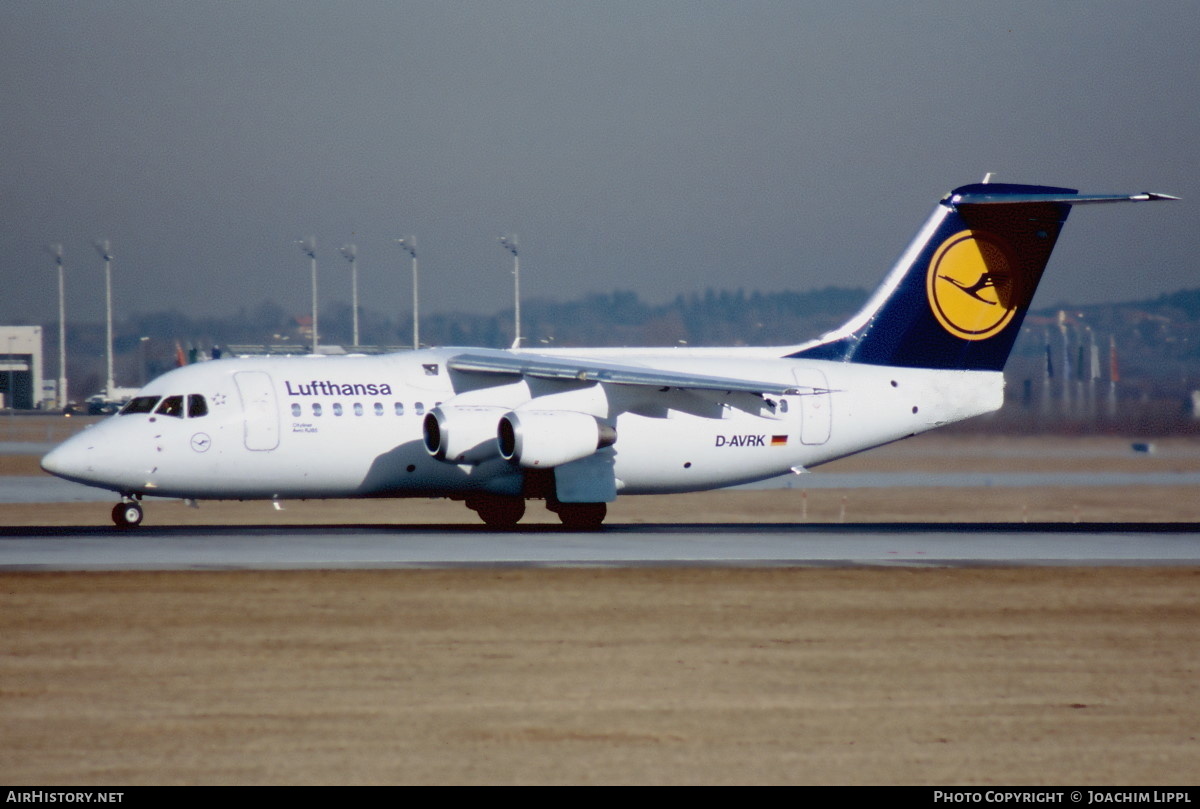 Aircraft Photo of D-AVRK | British Aerospace Avro 146-RJ85 | Lufthansa | AirHistory.net #475964