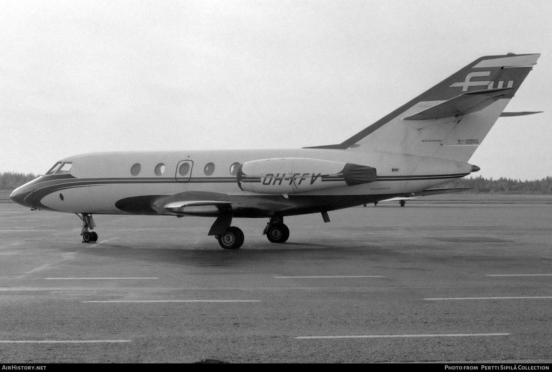 Aircraft Photo of OH-FFV | Dassault Falcon 20F | Finnwings | AirHistory.net #475970