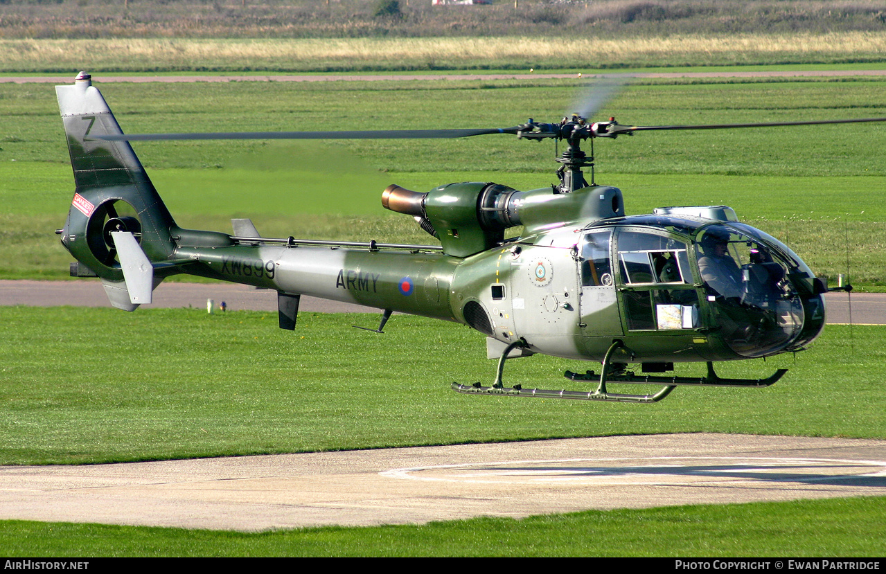 Aircraft Photo of XW899 | Aerospatiale SA-341B Gazelle AH1 | UK - Army | AirHistory.net #475981