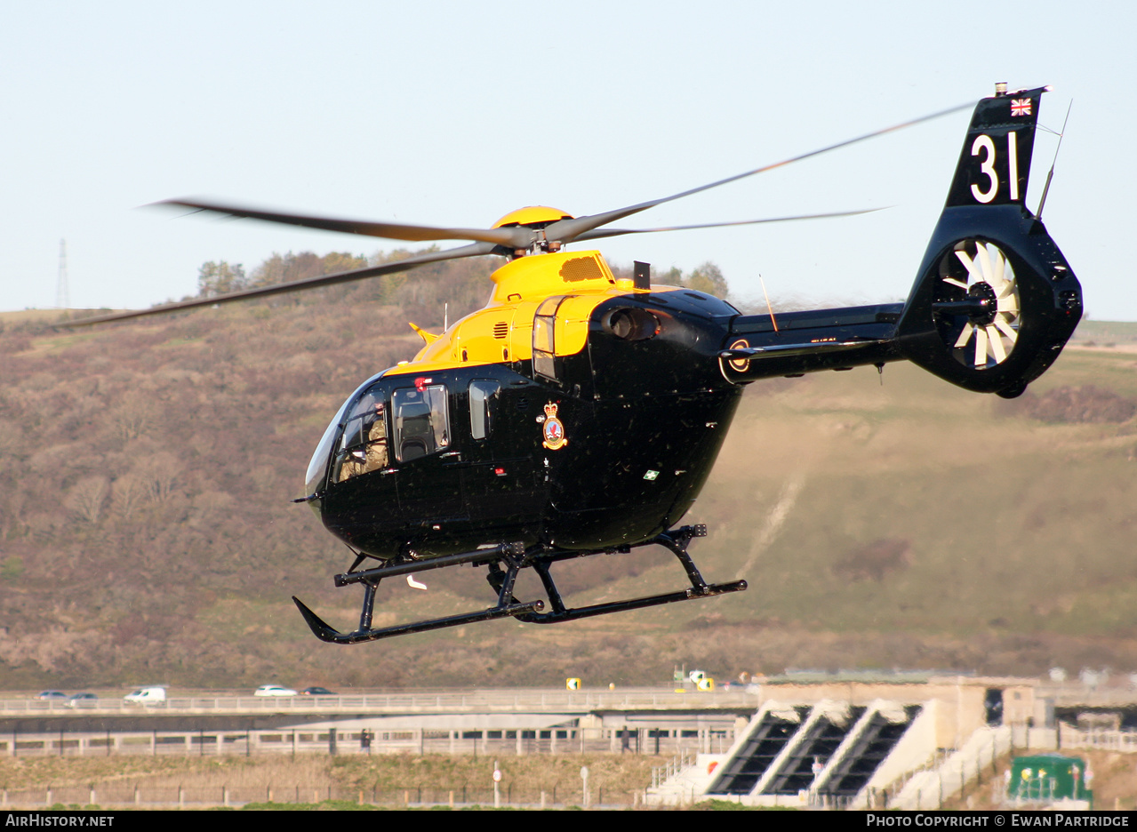 Aircraft Photo of ZM531 | Airbus Helicopters H-135 Juno HT1 (EC-135T-3H) | UK - Air Force | AirHistory.net #475992