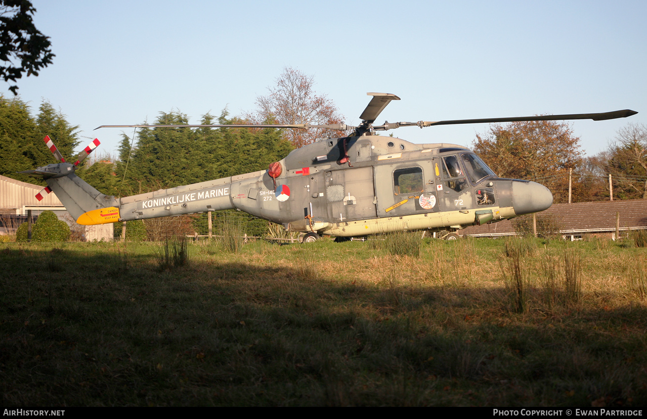 Aircraft Photo of 272 | Westland SH-14D Lynx (WG-13) | Netherlands - Navy | AirHistory.net #475999