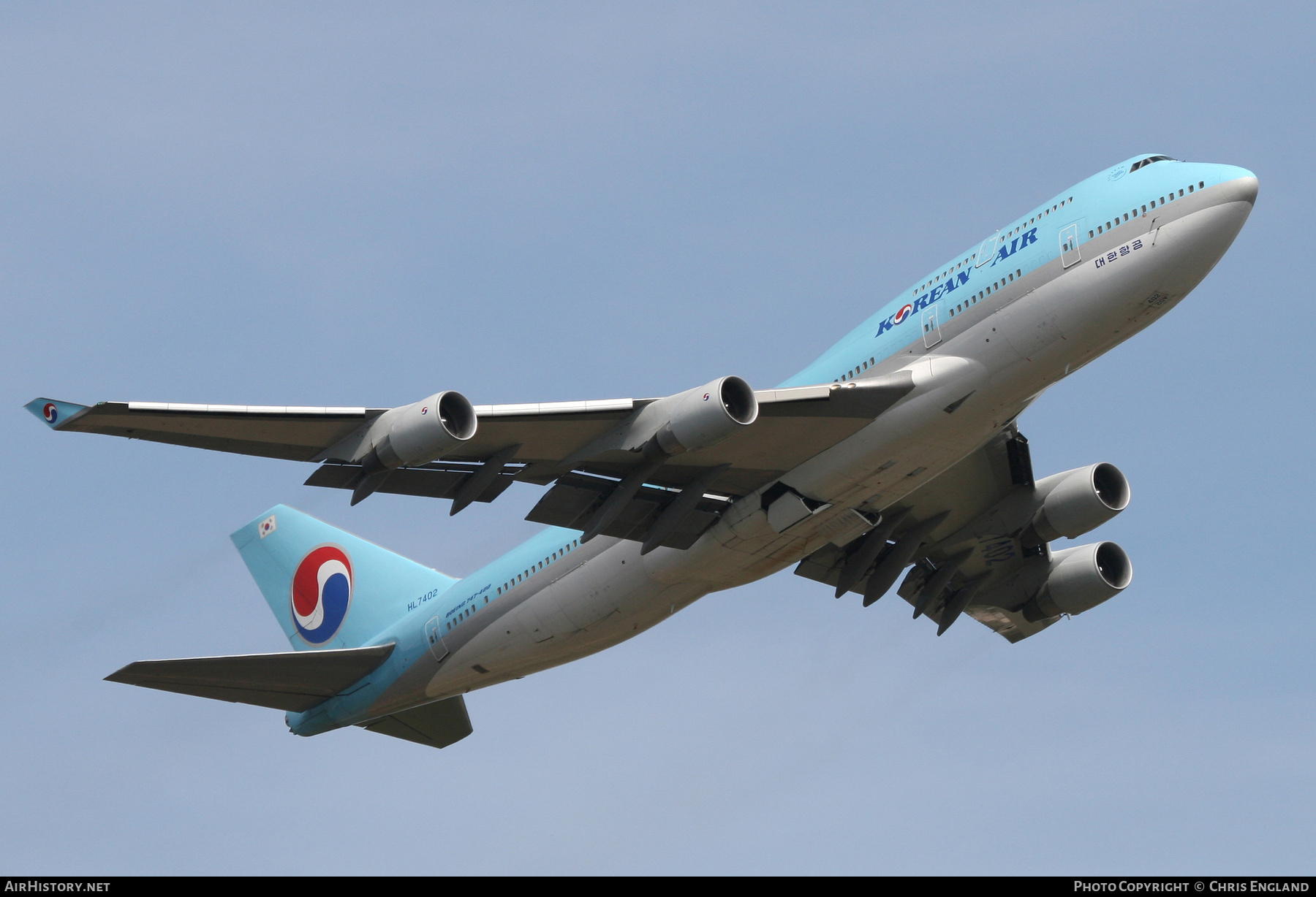 Aircraft Photo of HL7402 | Boeing 747-4B5 | Korean Air | AirHistory.net #476003