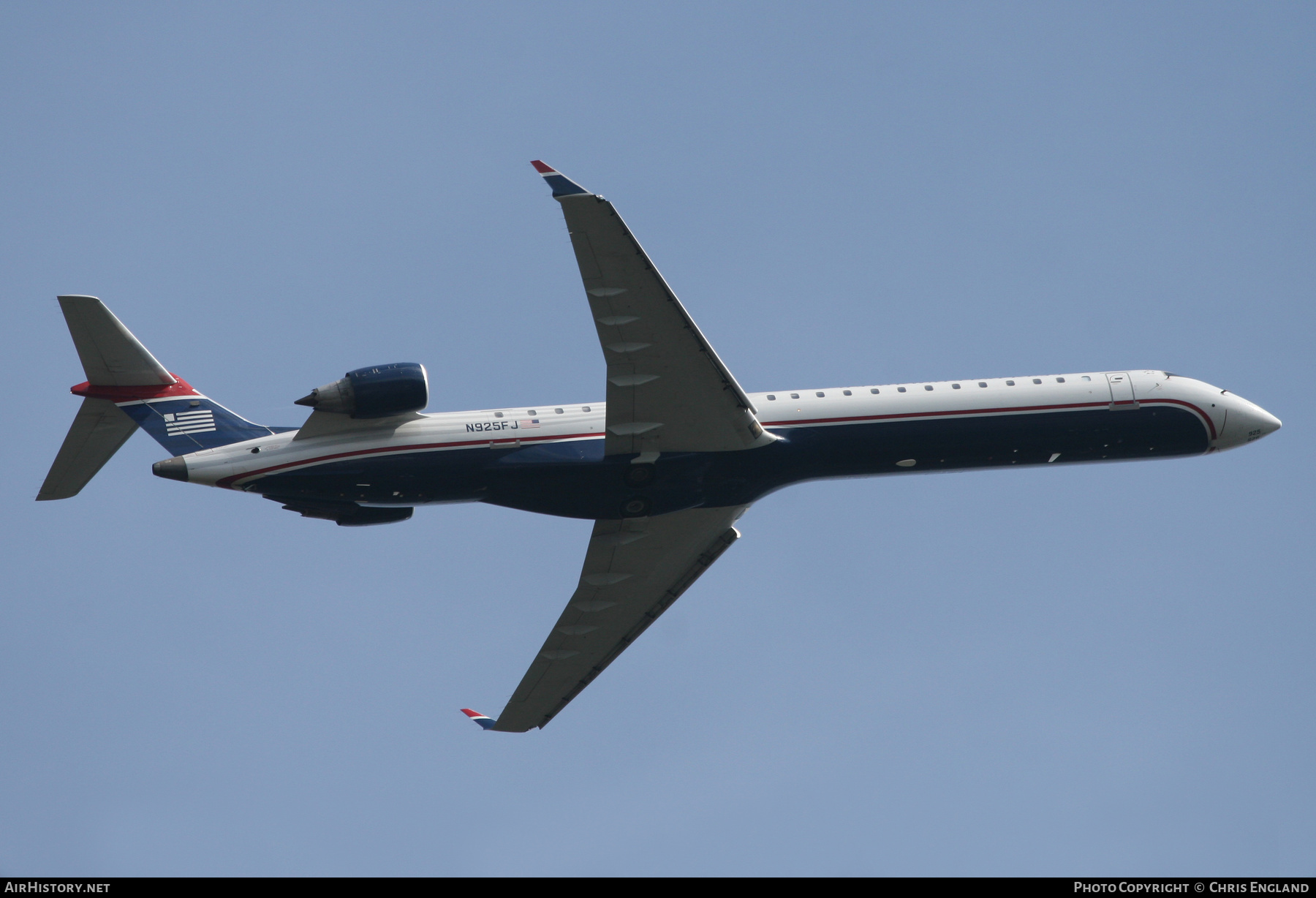 Aircraft Photo of N925FJ | Bombardier CRJ-900LR (CL-600-2D24) | US Airways Express | AirHistory.net #476006
