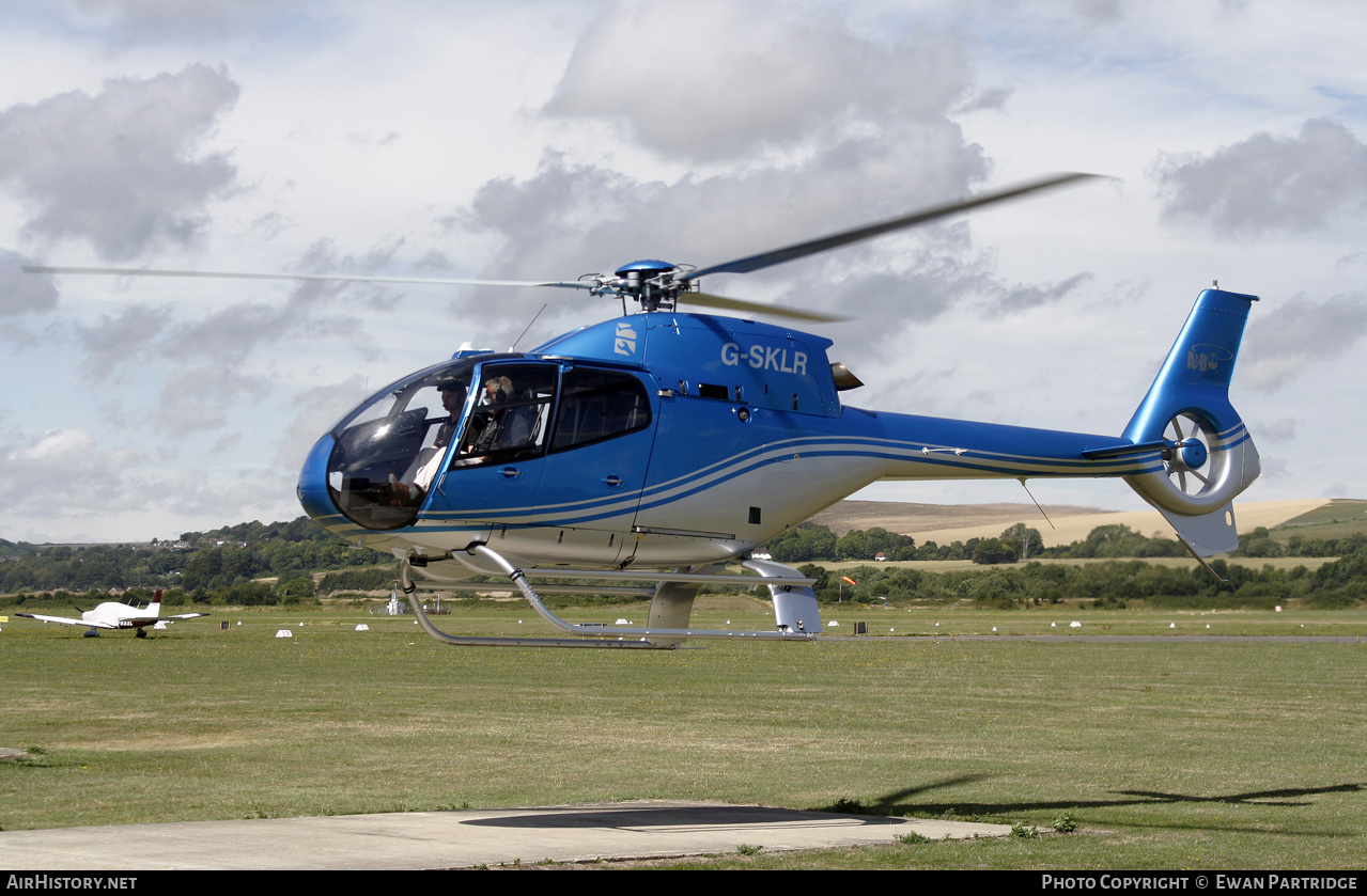 Aircraft Photo of G-SKLR | Eurocopter EC-120B Colibri | A2B Heli Charters | AirHistory.net #476016