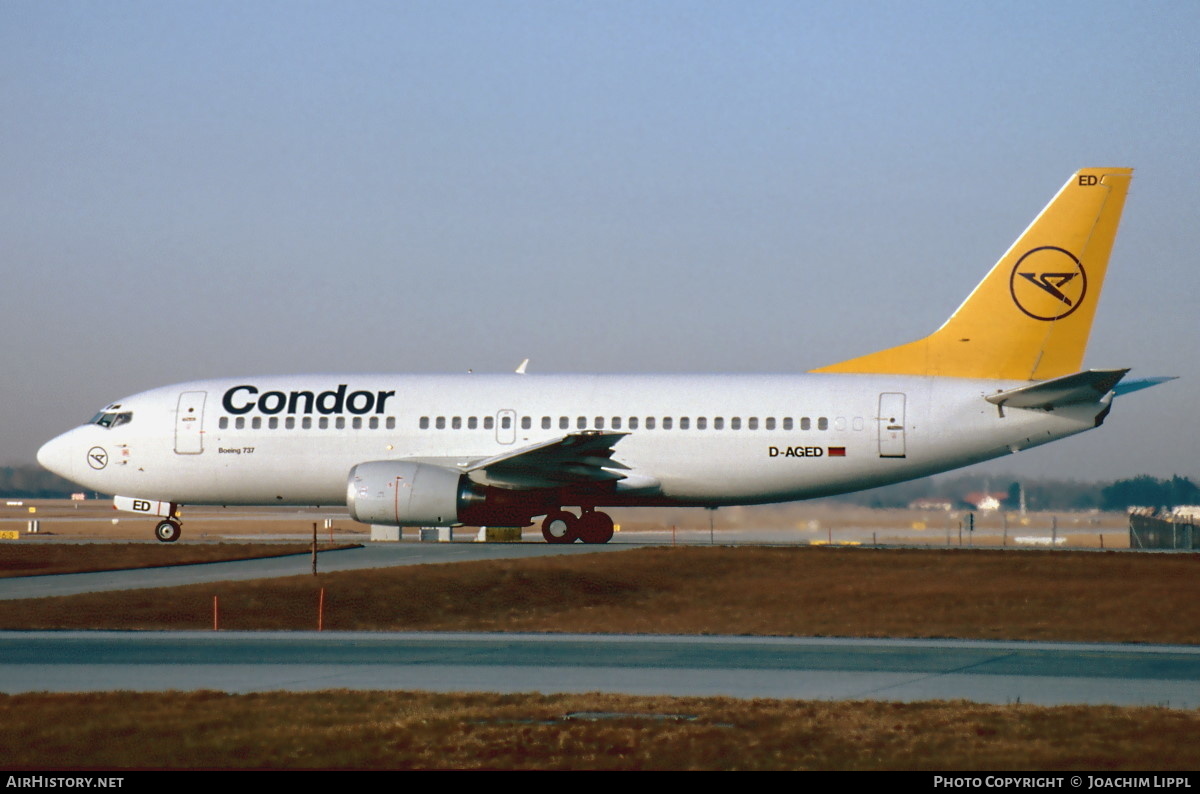 Aircraft Photo of D-AGED | Boeing 737-35B | Condor Flugdienst | AirHistory.net #476035