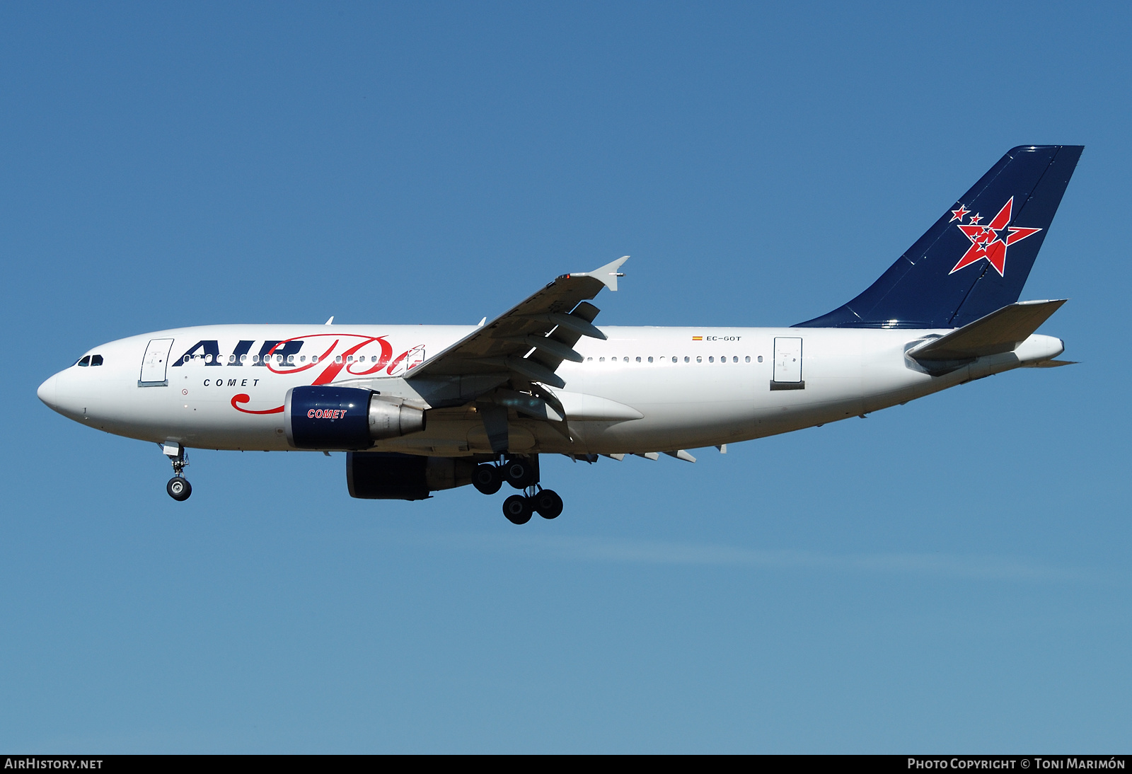 Aircraft Photo of EC-GOT | Airbus A310-324/ET | Air Plus Comet | AirHistory.net #476093
