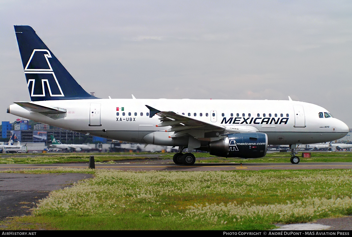 Aircraft Photo of XA-UBX | Airbus A318-111 | Mexicana | AirHistory.net #476096
