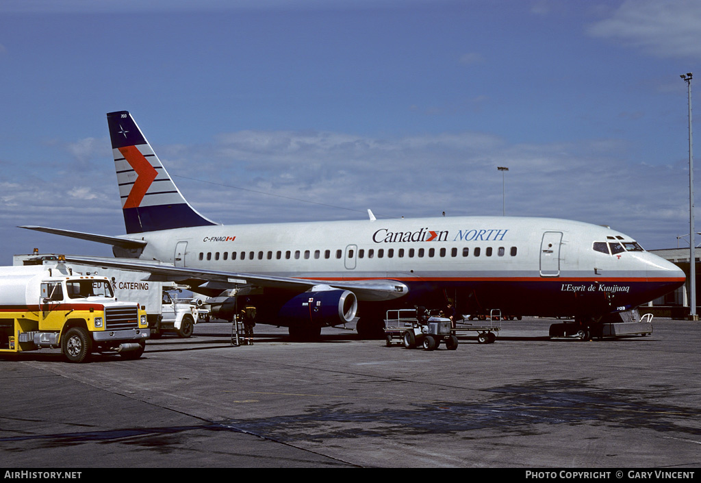 Aircraft Photo of C-FNAQ | Boeing 737-242C | Canadian North | AirHistory.net #476148