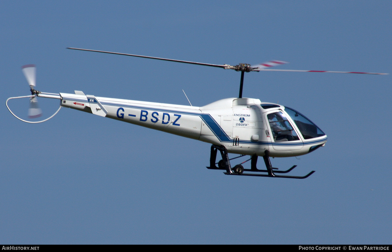 Aircraft Photo of G-BSDZ | Enstrom 280FX Shark | AirHistory.net #476153