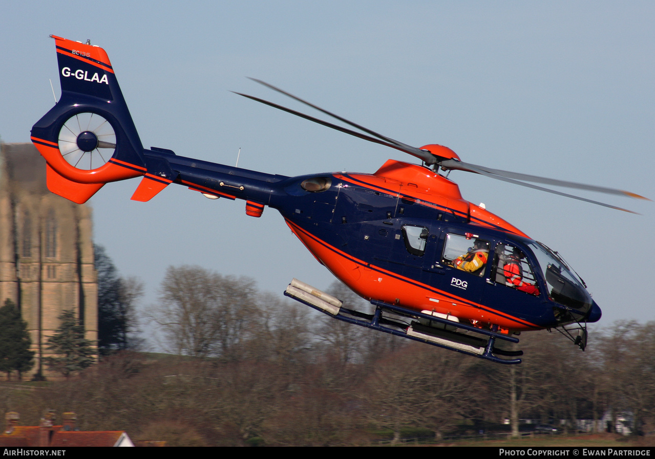 Aircraft Photo of G-GLAA | Eurocopter EC-135T-2+ | PDG Helicopters | AirHistory.net #476157