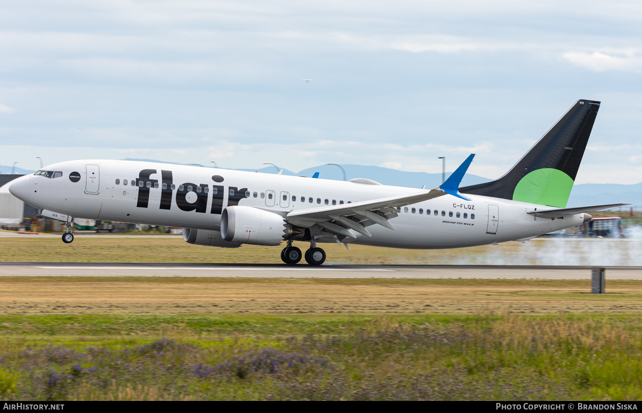 Aircraft Photo of C-FLQZ | Boeing 737-8 Max 8 | Flair Airlines | AirHistory.net #476183
