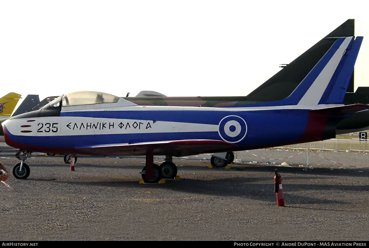 Aircraft Photo of 19235 / 235 | Canadair CL-13 Sabre 2 | Greece - Air Force | AirHistory.net #476203