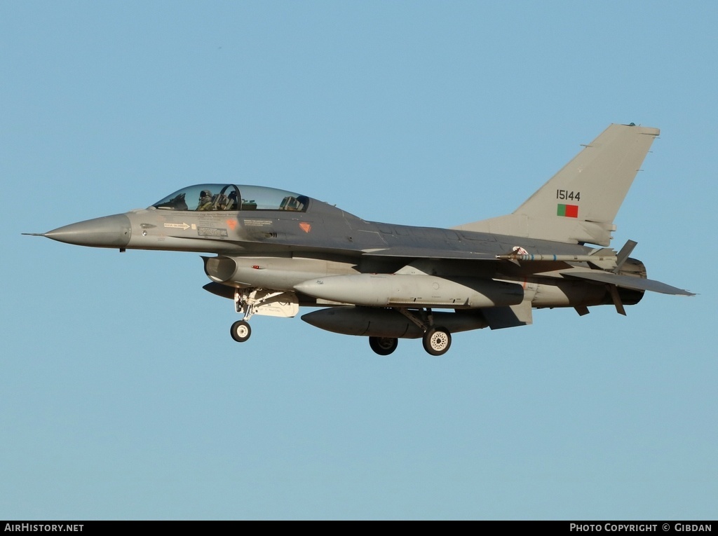 Aircraft Photo of 15144 | General Dynamics F-16BM Fighting Falcon | Portugal - Air Force | AirHistory.net #476237