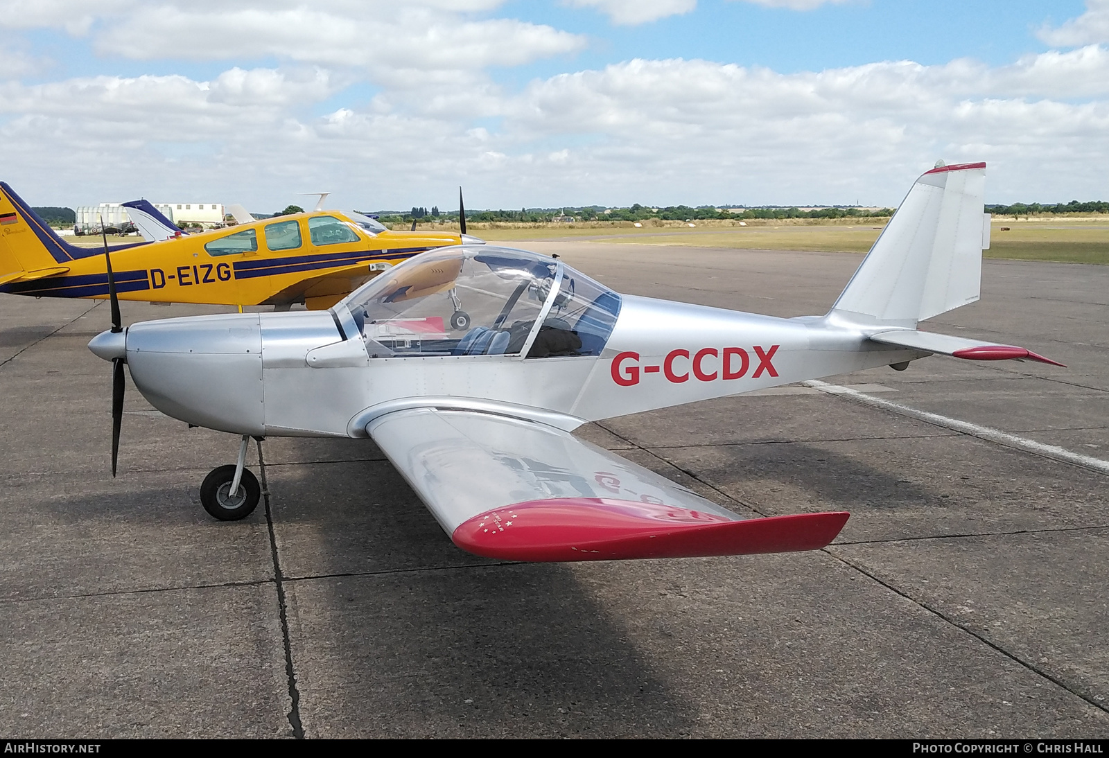Aircraft Photo of G-CCDX | Evektor-Aerotechnik EV-97 Eurostar | AirHistory.net #476257