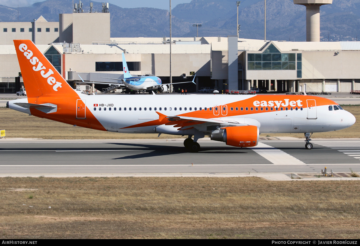 Aircraft Photo of HB-JXD | Airbus A320-214 | EasyJet | AirHistory.net #476263