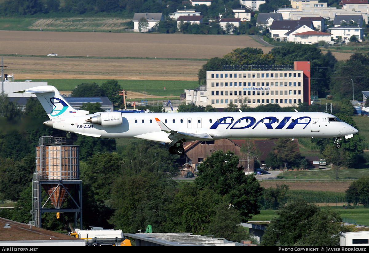Aircraft Photo of S5-AAU | Bombardier CRJ-900LR (CL-600-2D24) | Adria Airways | AirHistory.net #476275