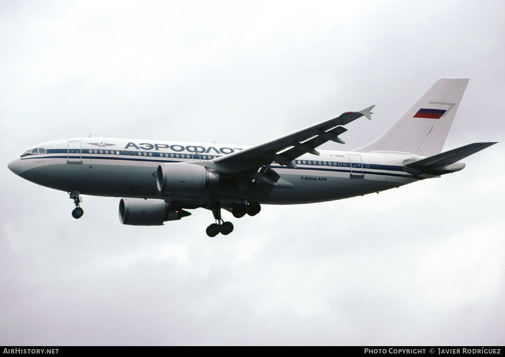 Aircraft Photo of F-OGQQ | Airbus A310-308/ET | Aeroflot - Russian International Airlines | AirHistory.net #476278