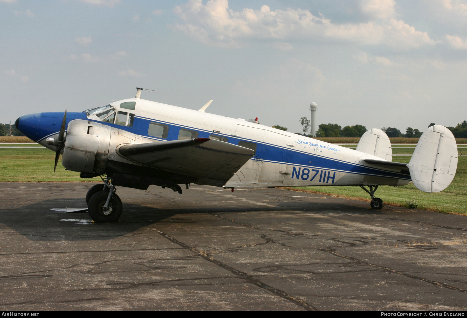 Aircraft Photo of N8711H | Beech E18S-9700 | Seven Stars Air Cargo | AirHistory.net #476302