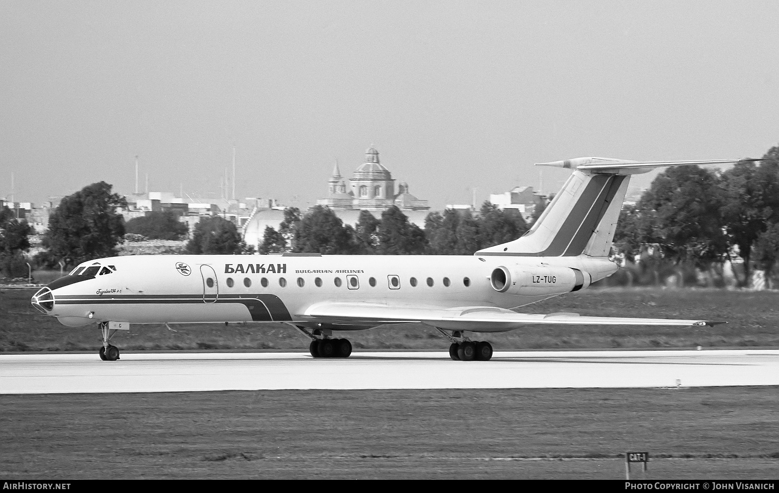 Aircraft Photo of LZ-TUG | Tupolev Tu-134A-3 | Balkan - Bulgarian Airlines | AirHistory.net #476319