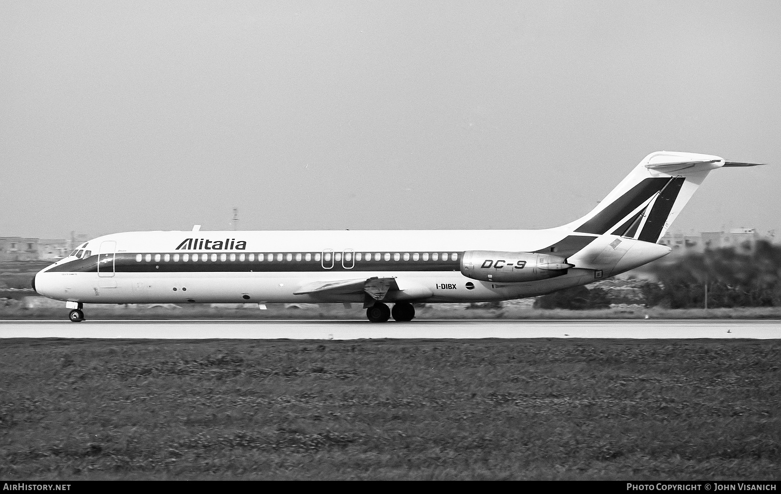 Aircraft Photo of I-DIBX | McDonnell Douglas DC-9-32 | Alitalia | AirHistory.net #476331