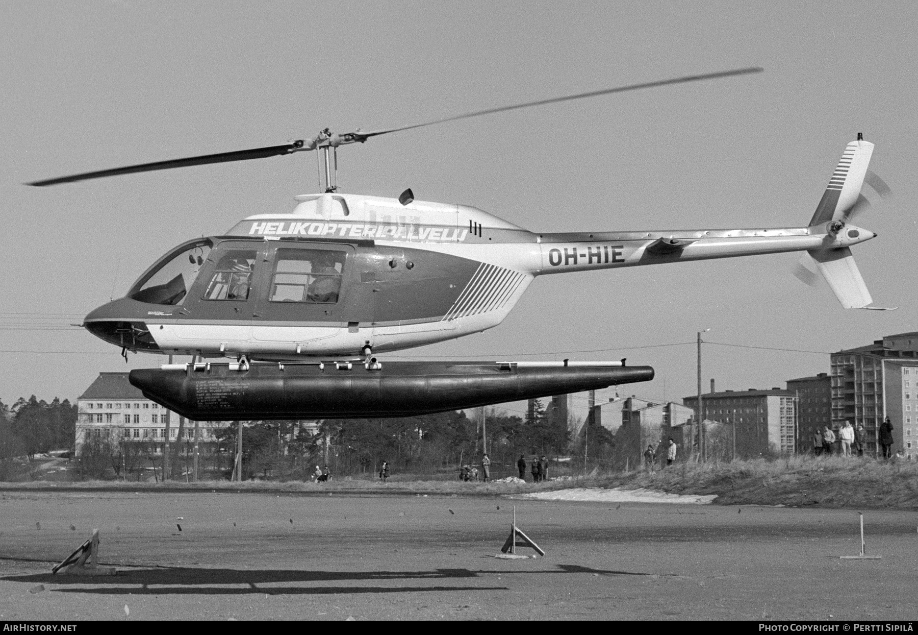 Aircraft Photo of OH-HIE | Bell AB-206A JetRanger | Helikopteripalvelu | AirHistory.net #476333