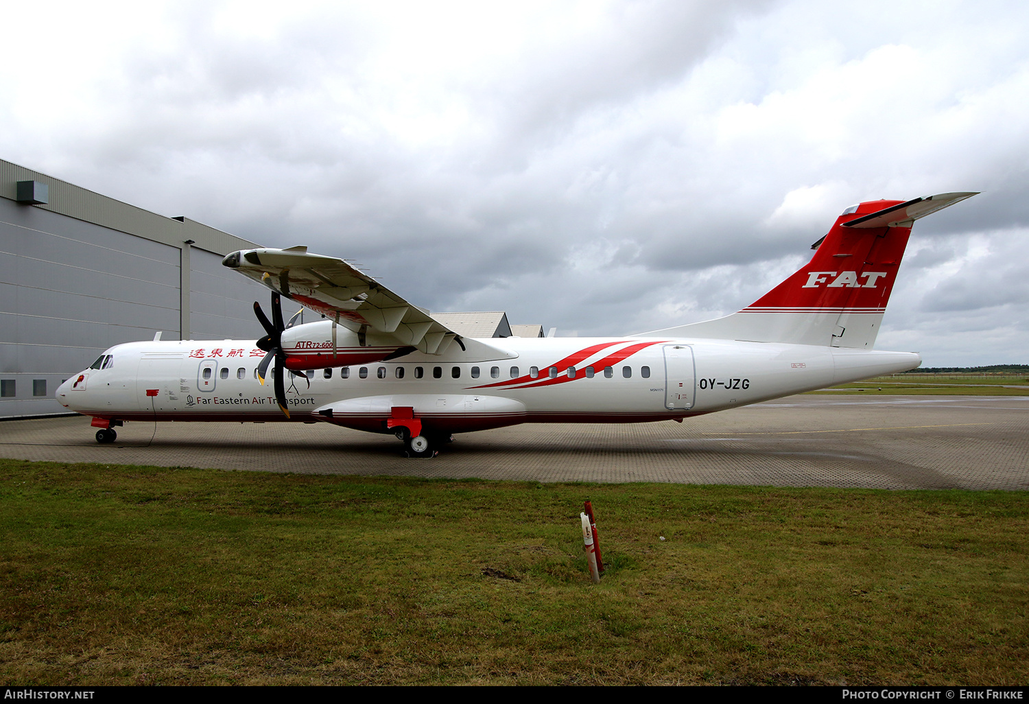 Aircraft Photo of OY-JZG | ATR ATR-72-600 (ATR-72-212A) | Far Eastern Air Transport - FAT | AirHistory.net #476409