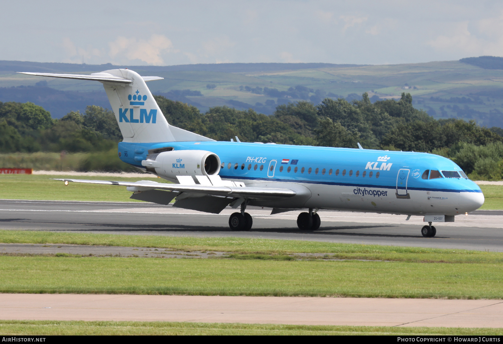 Aircraft Photo of PH-KZG | Fokker 70 (F28-0070) | KLM Cityhopper | AirHistory.net #476451
