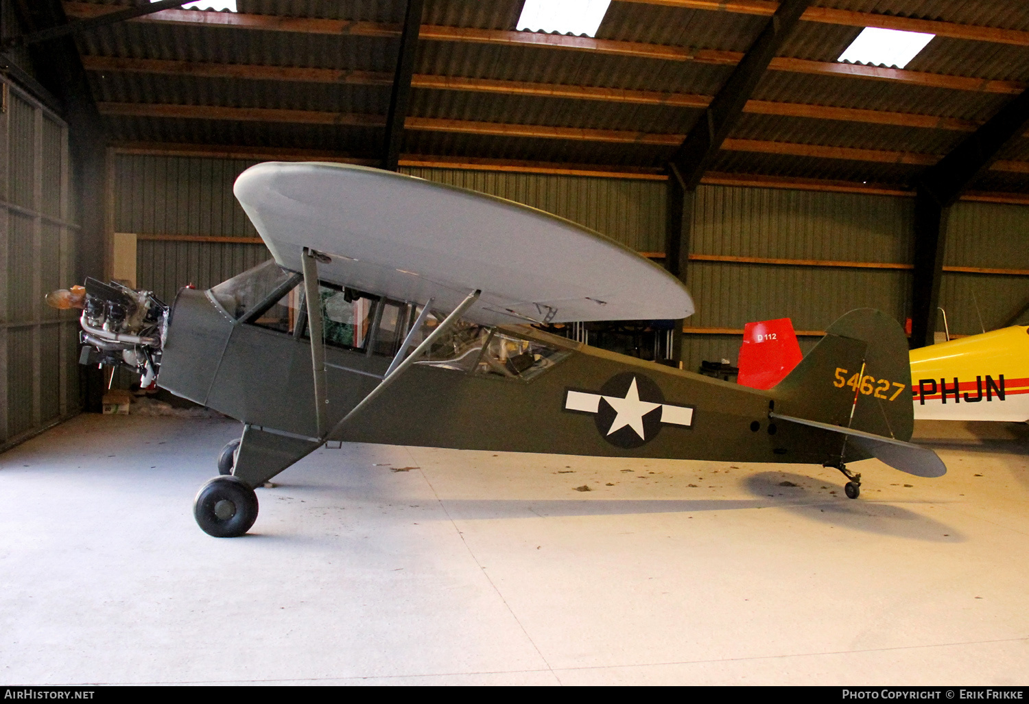 Aircraft Photo of OY-ECS / 54627 | Piper L-4J Grasshopper (J-3C-65D) | USA - Air Force | AirHistory.net #476456