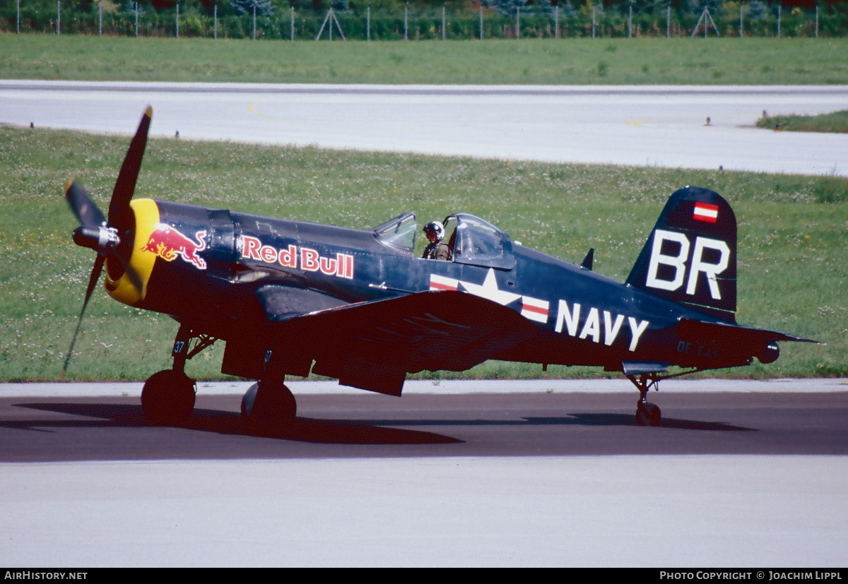 Aircraft Photo of OE-EAS | Vought F4U-4 Corsair | Red Bull | USA - Navy | AirHistory.net #476475