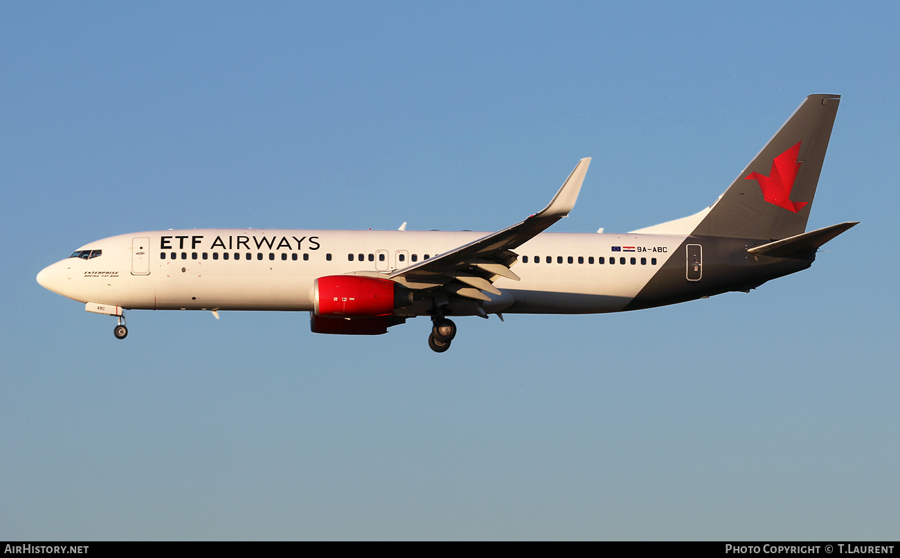 Aircraft Photo of 9A-ABC | Boeing 737-8Q8 | ETF Airways | AirHistory.net #476494
