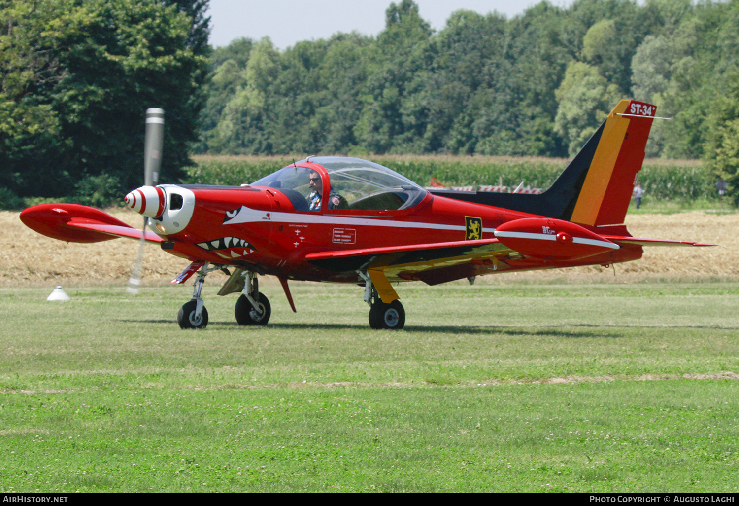 Aircraft Photo of ST-34 | SIAI-Marchetti SF-260MB | Belgium - Air Force | AirHistory.net #476505