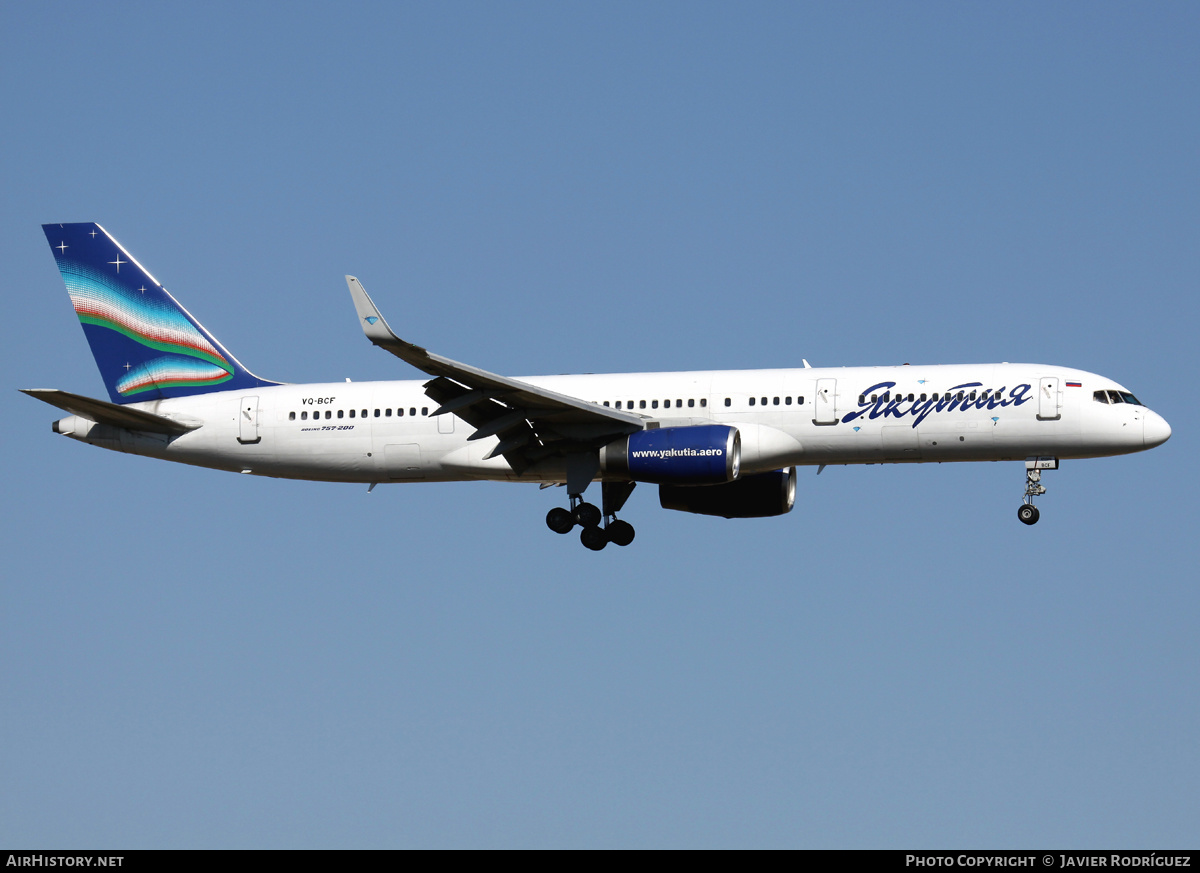 Aircraft Photo of VQ-BCF | Boeing 757-23N | Yakutia Airlines | AirHistory.net #476516