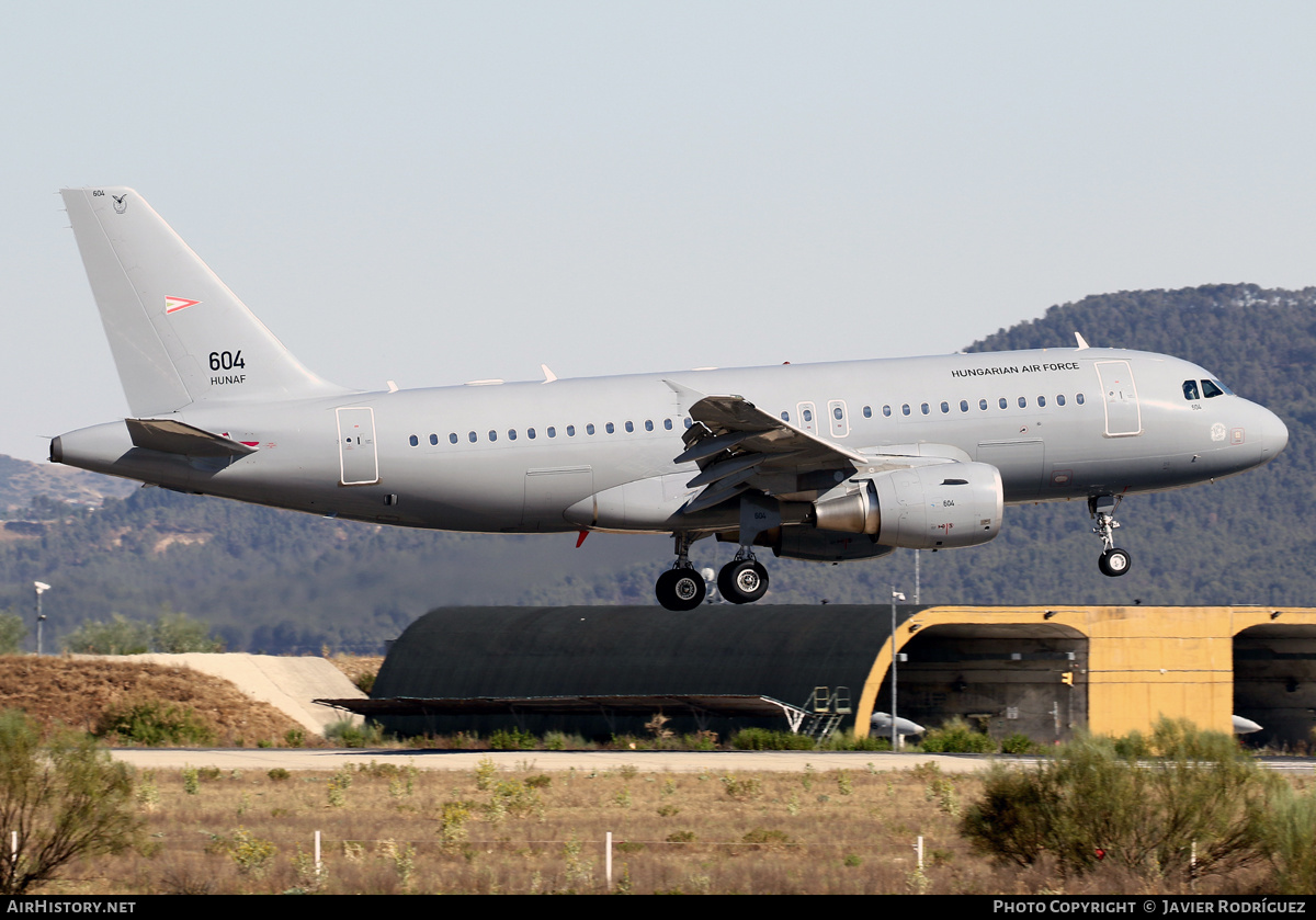 Aircraft Photo of 604 | Airbus A319-112 | Hungary - Air Force | AirHistory.net #476518