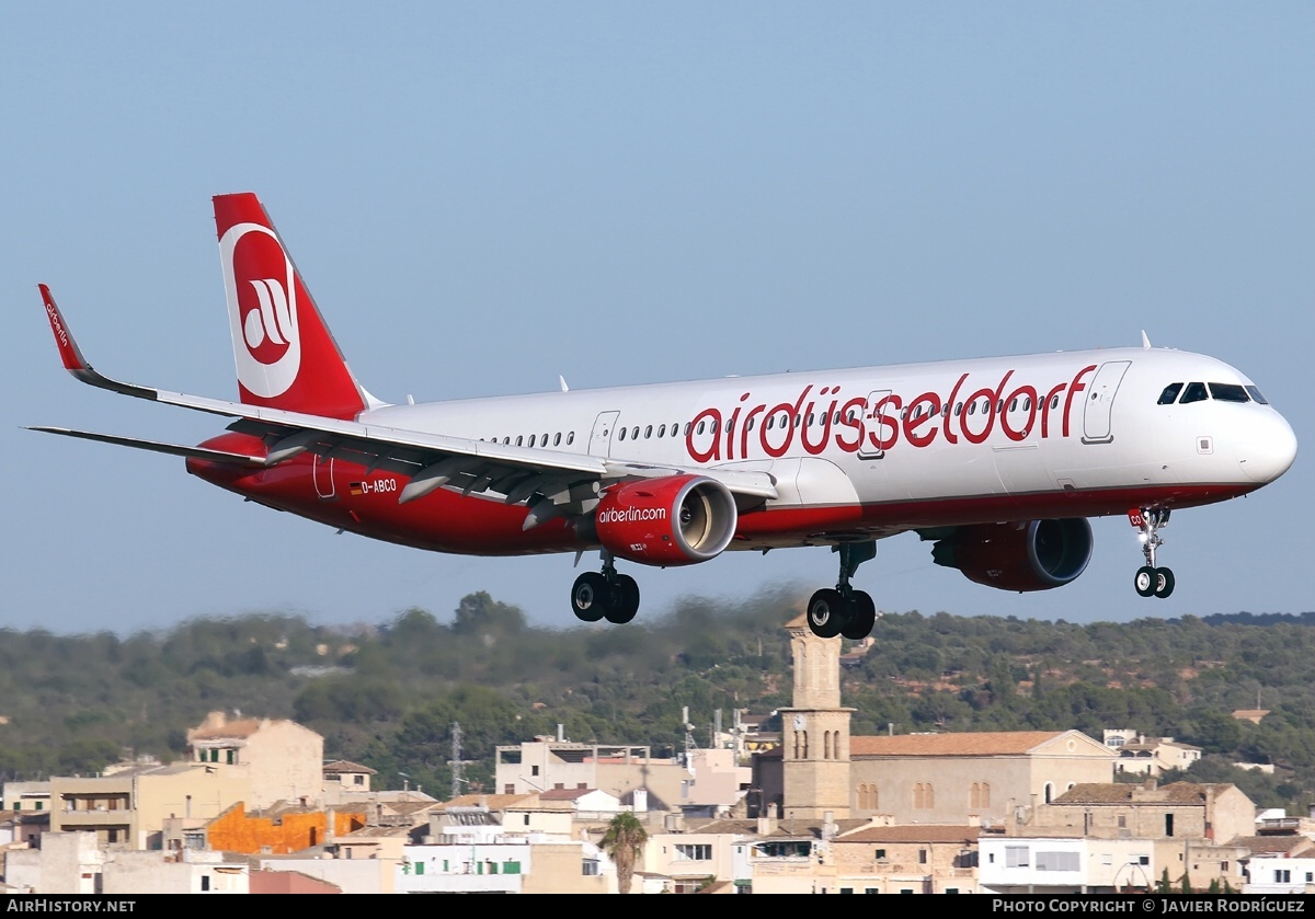 Aircraft Photo of D-ABCO | Airbus A321-211 | Air Berlin | Air Düsseldorf | AirHistory.net #476519