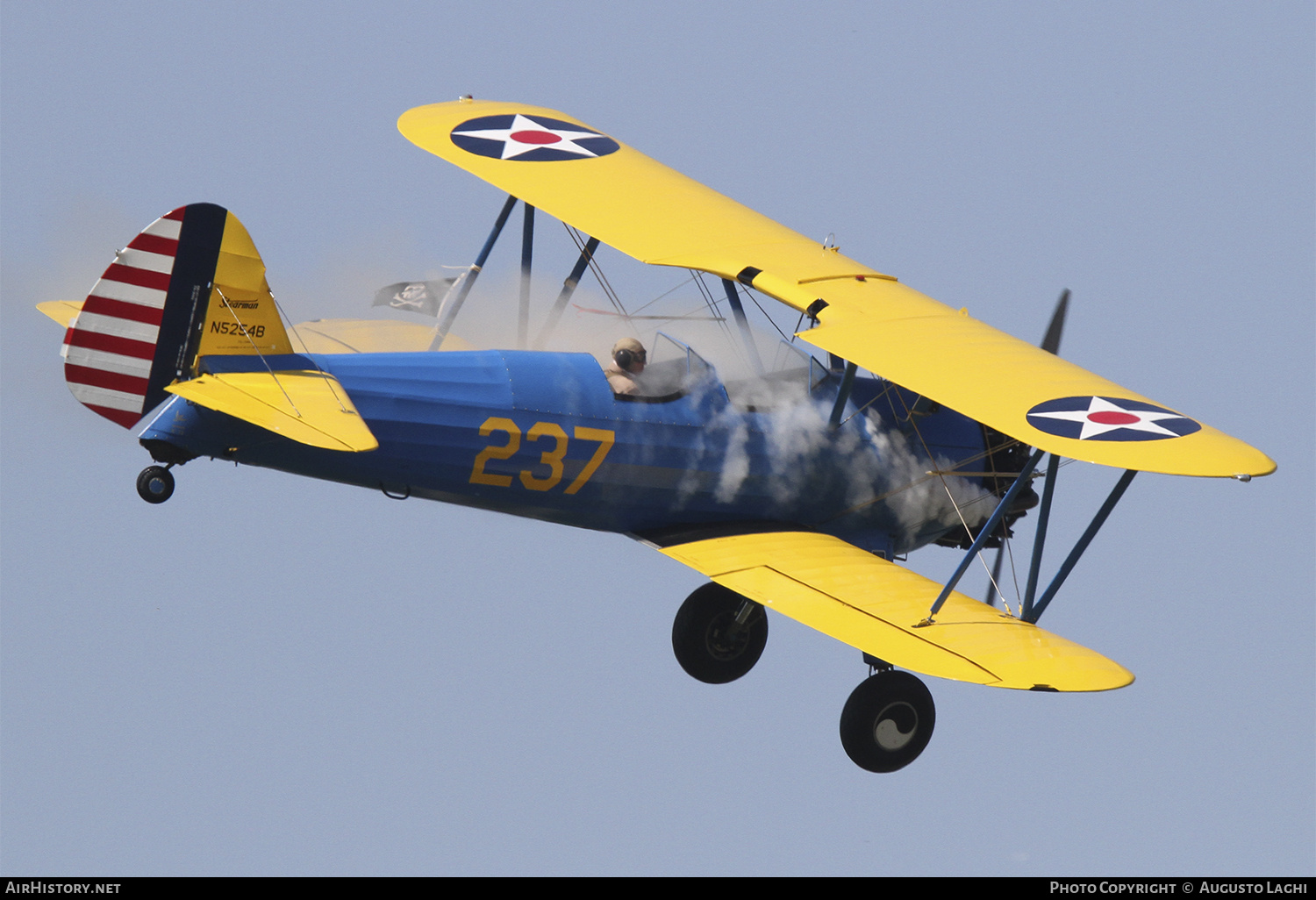 Aircraft Photo of N5254B / 41-7941 | Boeing PT-17 Kaydet (A75N1) | USA - Army | AirHistory.net #476521