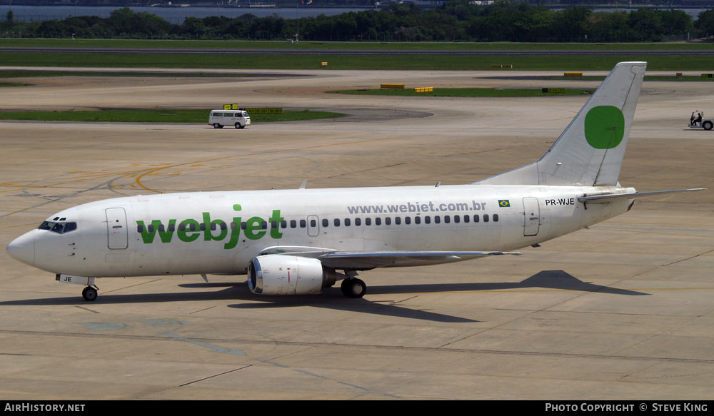 Aircraft Photo of PR-WJE | Boeing 737-33A | WebJet Linhas Aéreas | AirHistory.net #476529