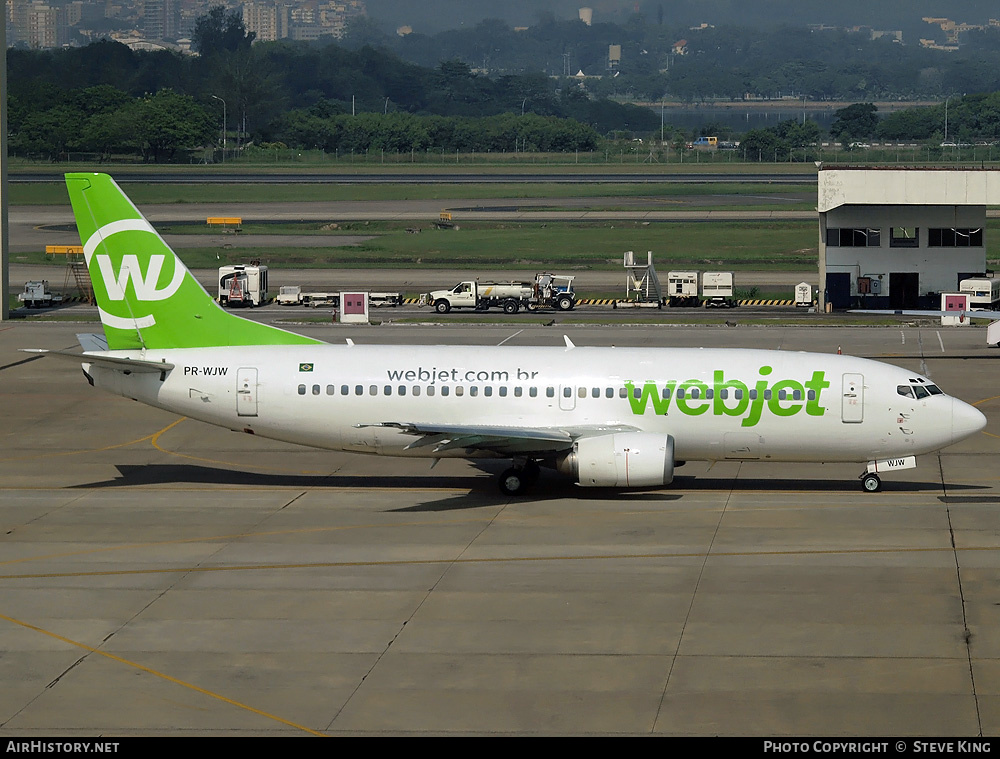 Aircraft Photo of PR-WJW | Boeing 737-33A | WebJet Linhas Aéreas | AirHistory.net #476534