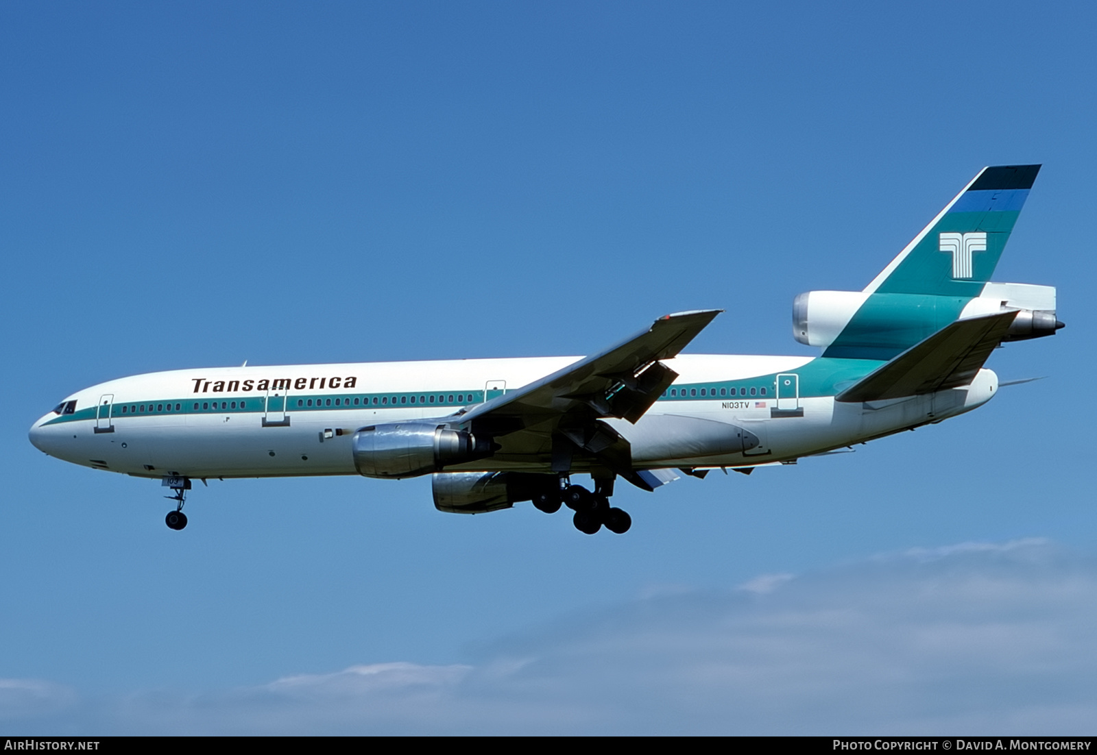 Aircraft Photo of N103TV | McDonnell Douglas DC-10-30CF | Transamerica Airlines | AirHistory.net #476544