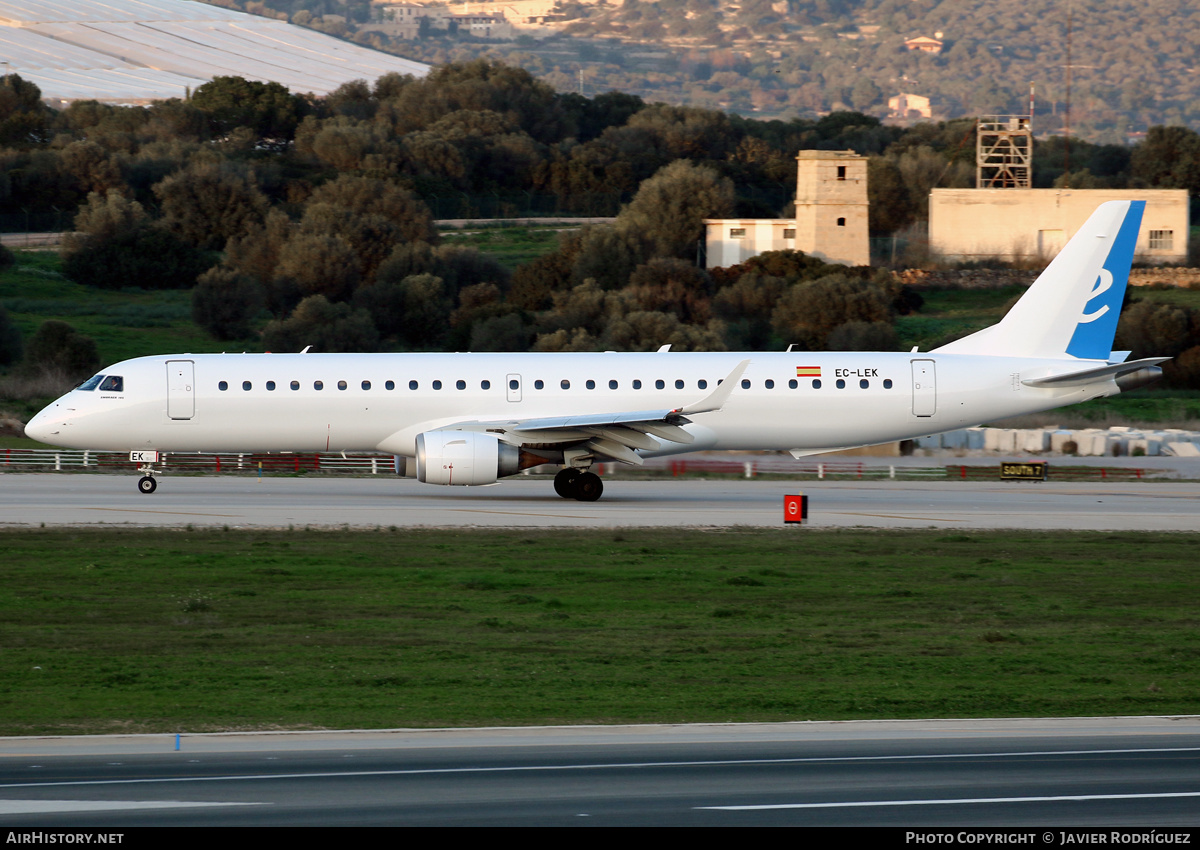 Aircraft Photo of EC-LEK | Embraer 195LR (ERJ-190-200LR) | AirHistory.net #476551