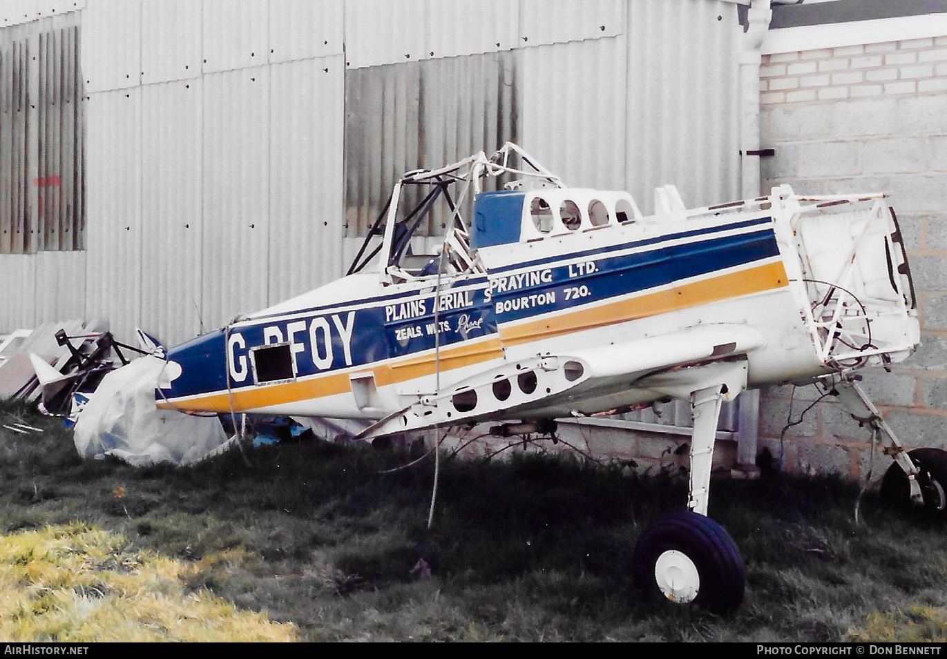 Aircraft Photo of G-BFOY | Cessna A188B AgTruck | AirHistory.net #476555