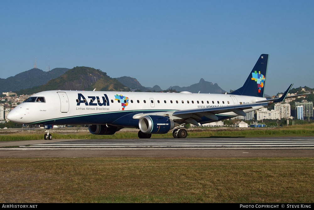 Aircraft Photo of PR-AZC | Embraer 190AR (ERJ-190-100IGW) | Azul Linhas Aéreas Brasileiras | AirHistory.net #476562