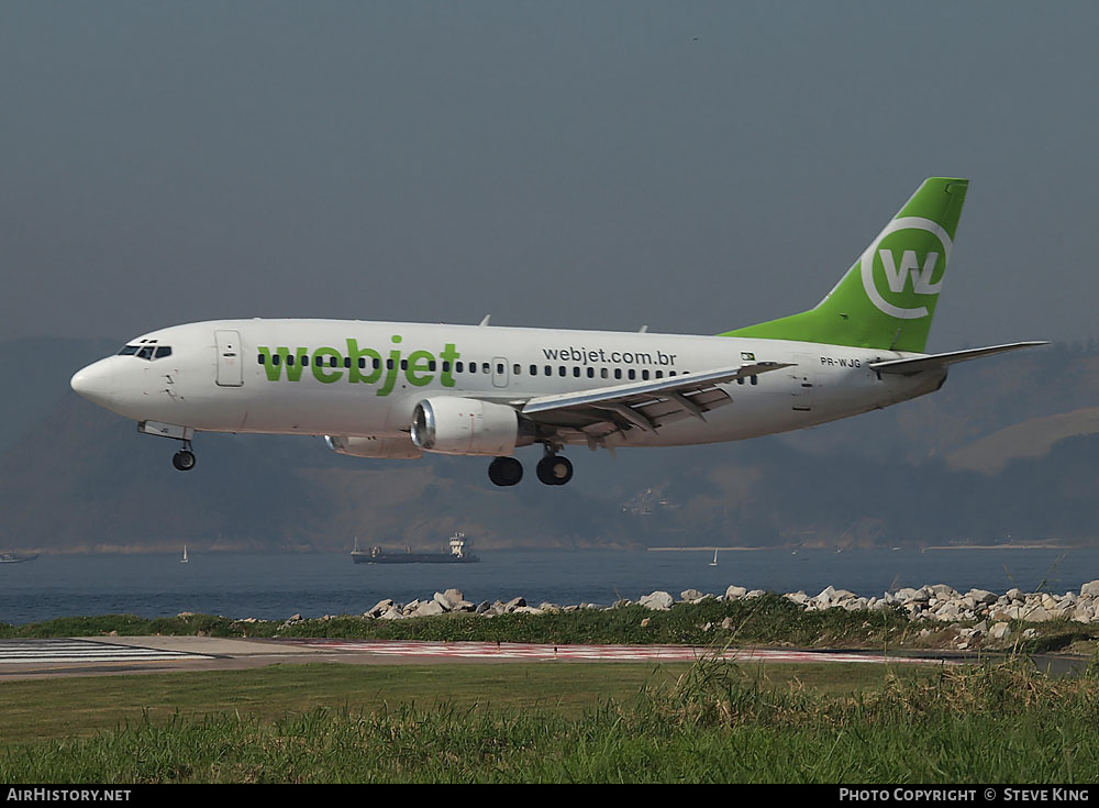 Aircraft Photo of PR-WJG | Boeing 737-322 | WebJet Linhas Aéreas | AirHistory.net #476586