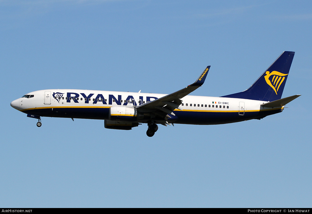 Aircraft Photo of EI-DWC | Boeing 737-8AS | Ryanair | AirHistory.net #476596