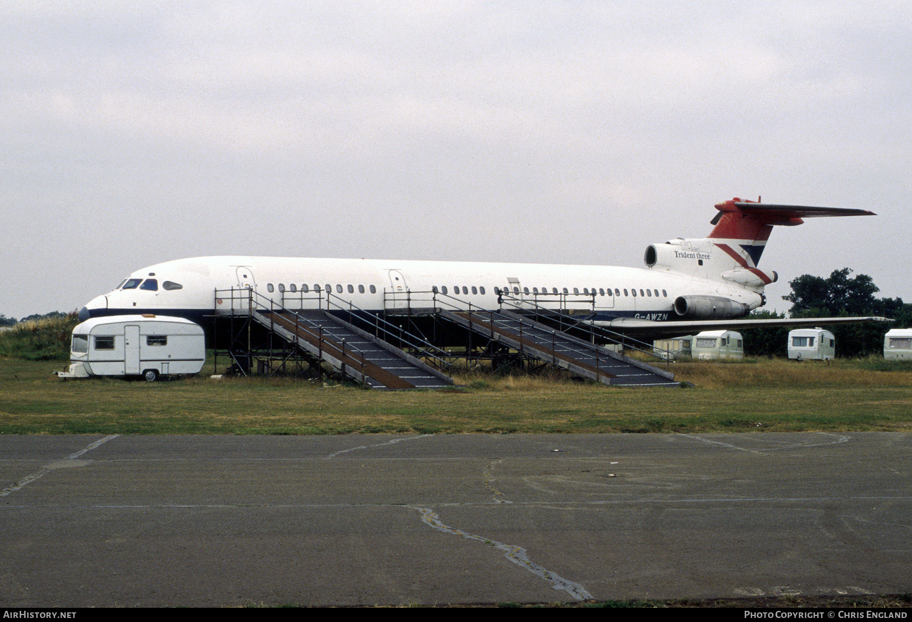 Aircraft Photo of G-AWZN | Hawker Siddeley HS-121 Trident 3B | AirHistory.net #476608