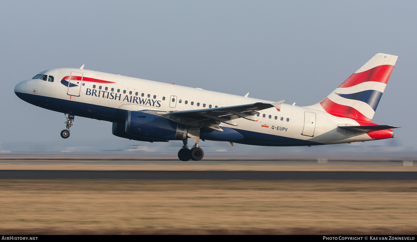 Aircraft Photo of G-EUPV | Airbus A319-131 | British Airways | AirHistory.net #476659