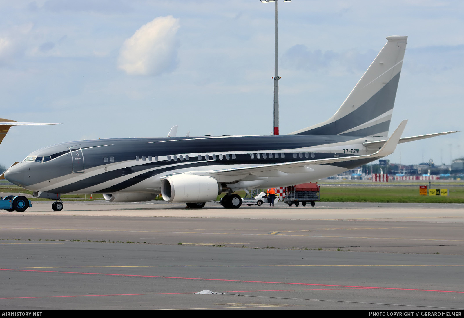 Aircraft Photo of T7-CZW | Boeing 737-7JW BBJ | AirHistory.net #476665